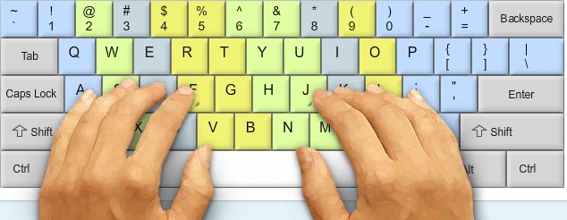 تایپ ده‌انگشتی